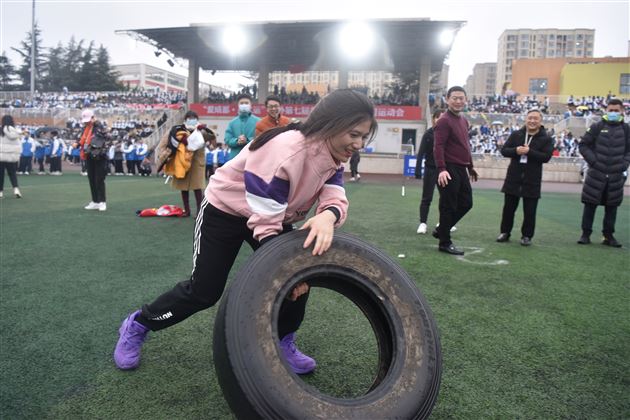棠外初中第七届冬季师生集体运动会成功举行