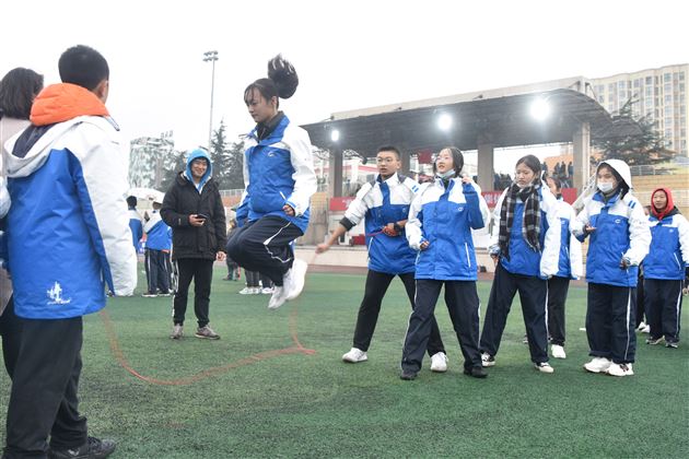 棠外初中第七届冬季师生集体运动会成功举行