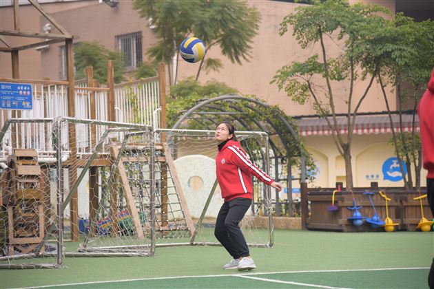 棠外实验幼儿园教职工气排球比赛圆满结束