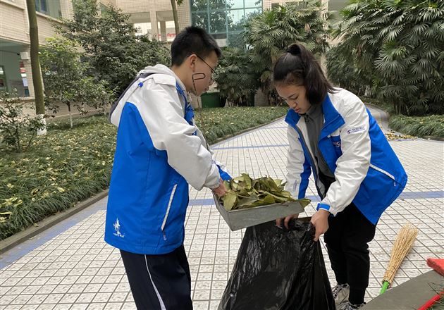 风雪中的环保卫士——记棠外初2020级12班社会实践活动