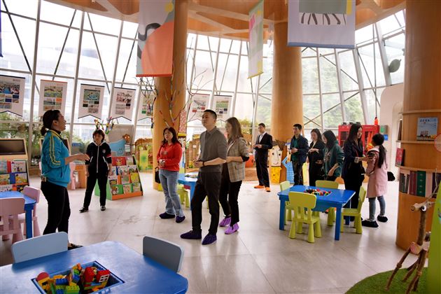 棠外实验幼儿园接待内江市师范学院考察团参观交流