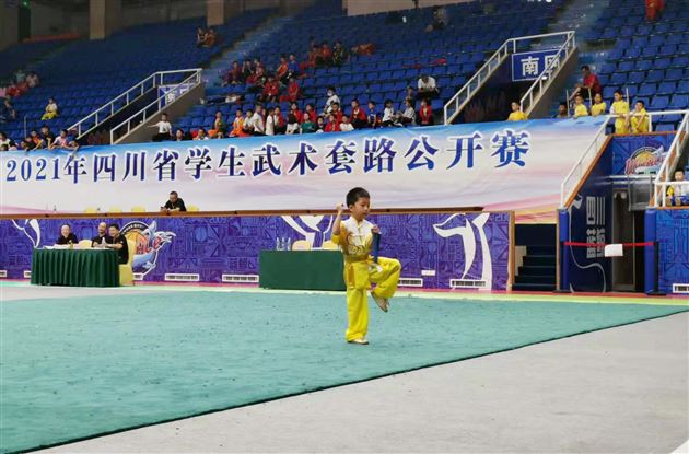 棠外附小参加2021年四川省学生武术套路公开赛斩获佳绩