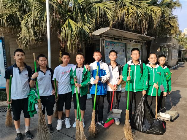 劳动的青春最美丽 ——记棠外初2020级1班劳动教育实践活动