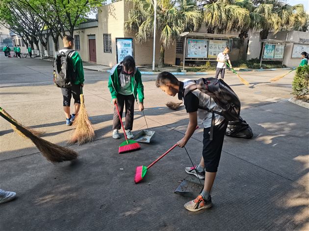 劳动的青春最美丽 ——记棠外初2020级1班劳动教育实践活动