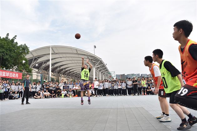 校园篮球棠外兴 奥运新贵学子爱——2021年棠外高一三人篮球比赛精彩落幕 