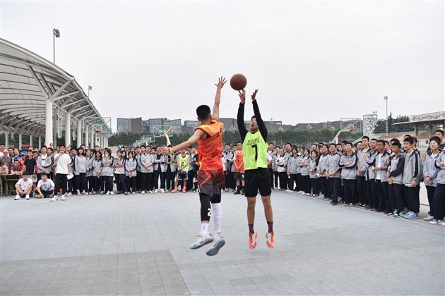 校园篮球棠外兴 奥运新贵学子爱——2021年棠外高一三人篮球比赛精彩落幕 