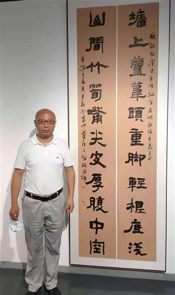棠外郭彦飞老师作品入选“人间正道是沧桑”四川省书法名家书党史优秀作品展