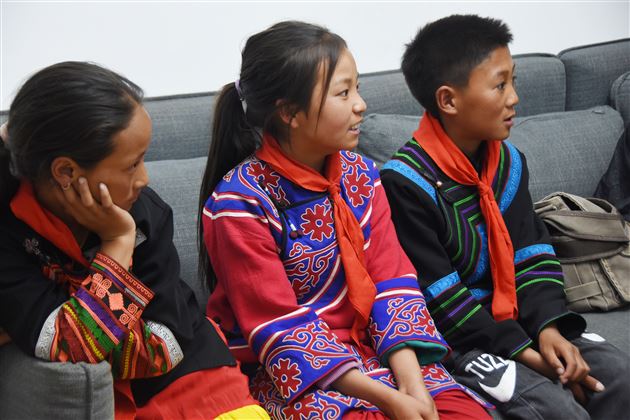 凉山州昭觉县博洛乡中心校师生代表到棠外附小进行交流访问活动