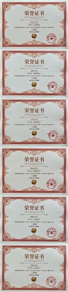 美术：二等奖学生获奖证书