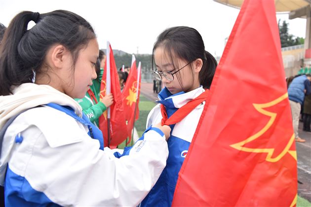 请党放心 强国有我——棠外举行初2021级少先队建队仪式