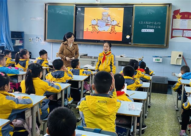 棠外附小整书阅读活动如期举行