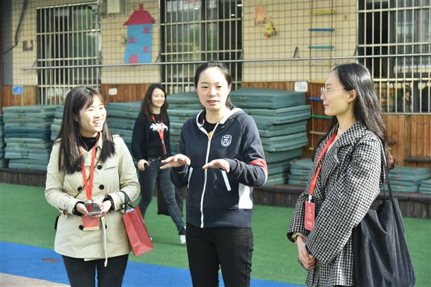 棠外实验幼儿园接待高新区幼教同仁参观交流 