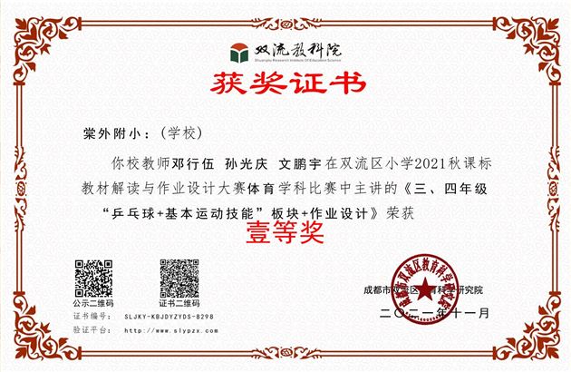 热烈祝贺棠外附小参加教材解读大赛喜获一等奖