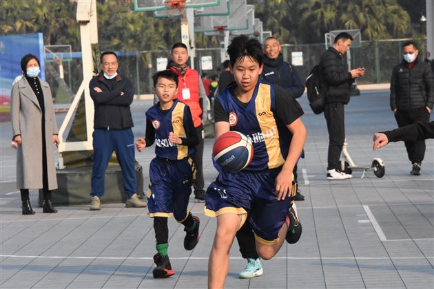 棠外篮球队参加2021年双流区校园篮球比赛获佳绩