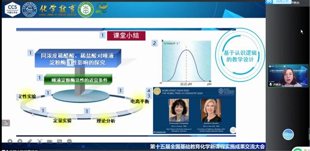 棠外高中化学教师刘丹受邀在“全国基础教育化学新课程实施成果交流大会”中作课例展示