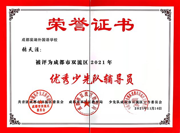 棠外初中获得多项共青团、少先队荣誉 