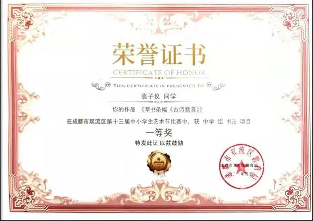 省一等奖，双流唯一，棠外学子再获佳绩