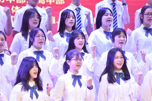 春风伴歌又一年——棠外高一合唱比赛圆满落幕