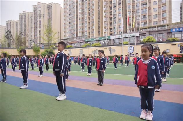 快乐运动促成长 活力早操展童心——棠外实验幼儿园举行2022春季早操评赛