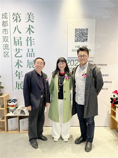 棠外教师作品入展成都双流第八届艺术年展