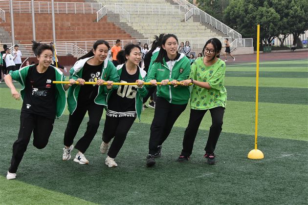 激扬青春 强健生命——棠外初2019级举办趣味运动会