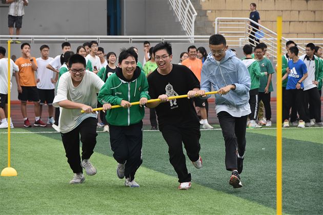 激扬青春 强健生命——棠外初2019级举办趣味运动会