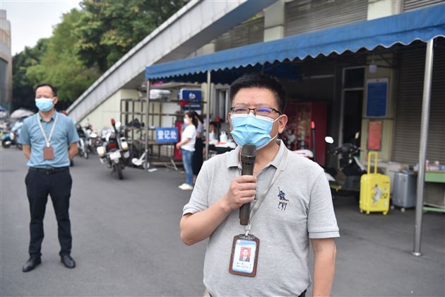 防控不松懈 防患于未然——中考棠外考点认真开展疫情防控应急演练