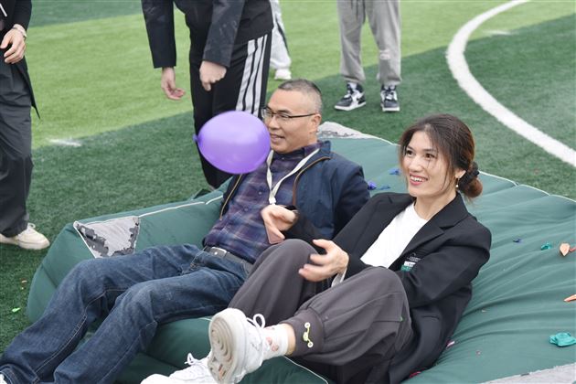 棠外初中成功举办第九届冬季师生集体趣味运动会