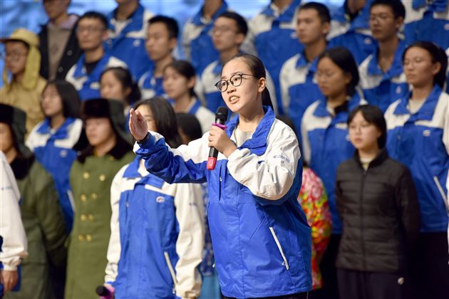 雅言传承文明 经典浸润人生——棠外高2021级国学班经典诵读活动