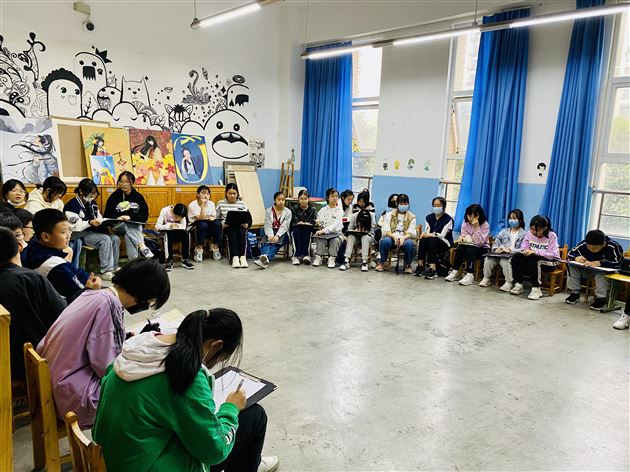 融美育人 向美而生——棠外初2022级美术第二课堂开课啦