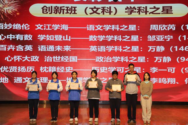 当有凌云志 不负少年时——棠外高2021级高二（上）期中考试总结表彰大会