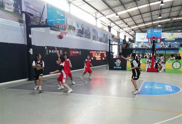 棠外初中篮球队勇夺2022年双流区中小学生3V3篮球赛冠、亚军