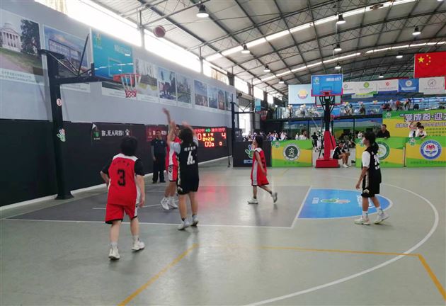 棠外初中篮球队勇夺2022年双流区中小学生3V3篮球赛冠、亚军