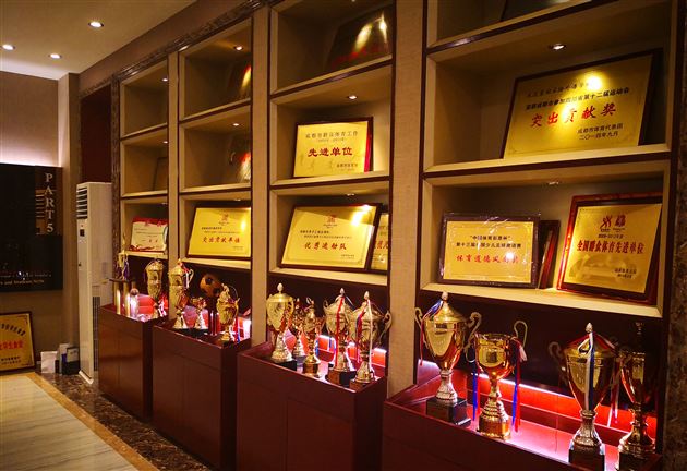 历年获奖奖牌及奖杯