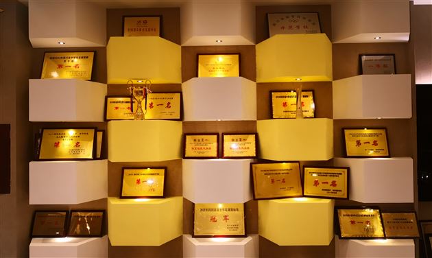 历年获奖奖牌及奖杯