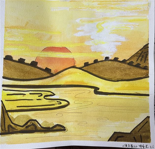 和诗词作伴 与书画同行——记棠外初二语文寒假实践作业精彩展评