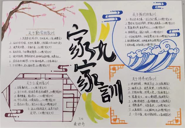 “语”你同行 “兔”飞猛进——棠外初一年级语文寒假作业展评