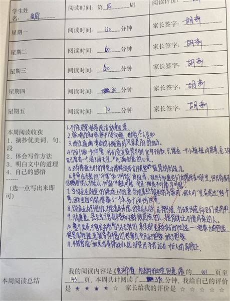 “语”你同行 “兔”飞猛进——棠外初一年级语文寒假作业展评