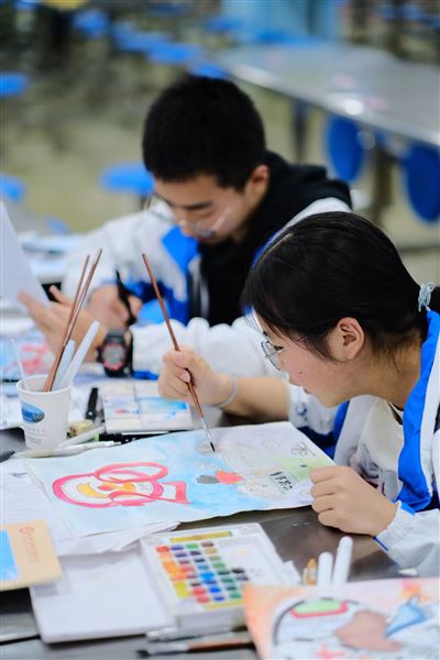 “素笺迎校庆，丹青绘人生”庆祝棠外建校20周年书画大赛