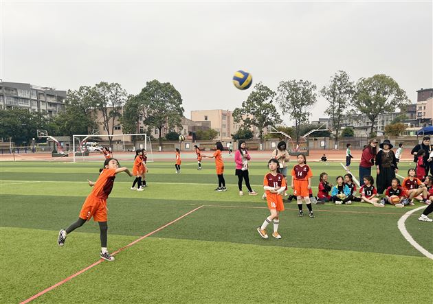 棠外附小在双流区校园排球比赛中荣获五个一等奖