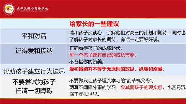 劈波斩浪战高三 齐心协力铸辉煌——记棠外高2021级家长会