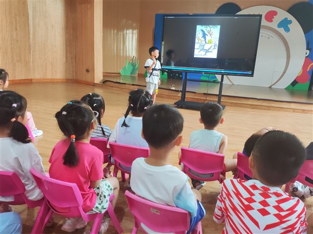 学长来啦——棠湖仁智幼儿园优秀毕业生进课堂