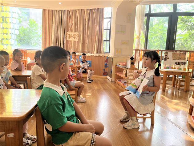 学长来啦——棠湖仁智幼儿园优秀毕业生进课堂