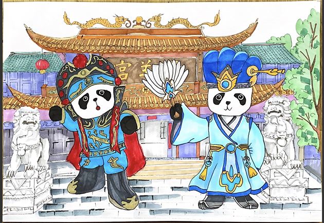 2.2班刘丝源《梦绘蓉城》