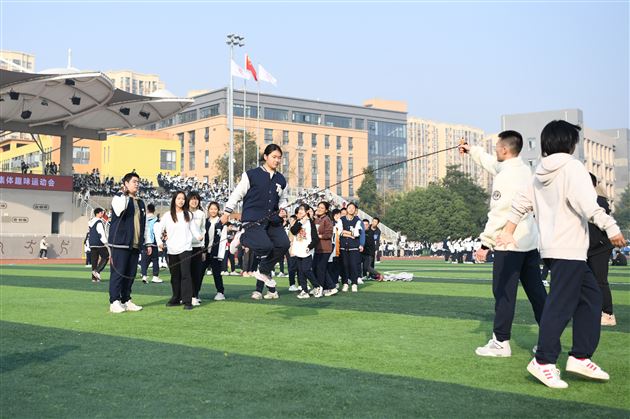 棠外高中开展第十届冬季趣味集体项目运动会