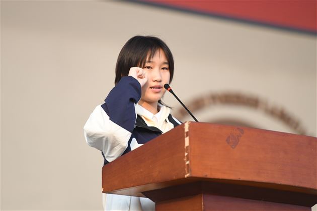 棠外高中开展第十届冬季趣味集体项目运动会