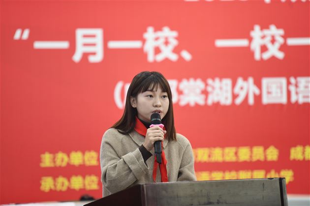 四川省少先队辅导员培训优秀教师库特聘教师张艾玲为全区大队辅导员培训《少先队礼仪规范》