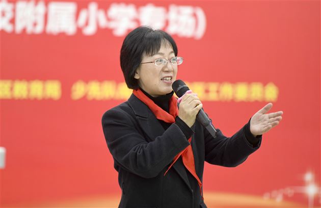 棠外附小党总支书记苏萍致辞