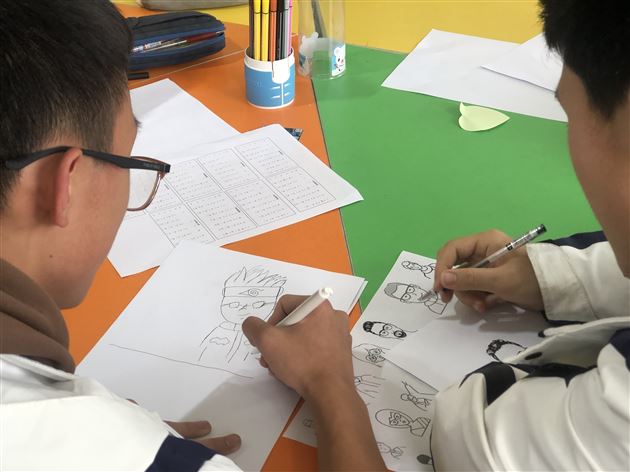 不普通的心情日历——棠外高中开展心理团体辅导活动