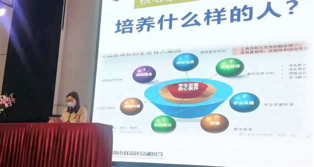 解读领悟新课标 砥砺奋进新征程——双流区小学英语一二年级课标与教材解读在我校举行 